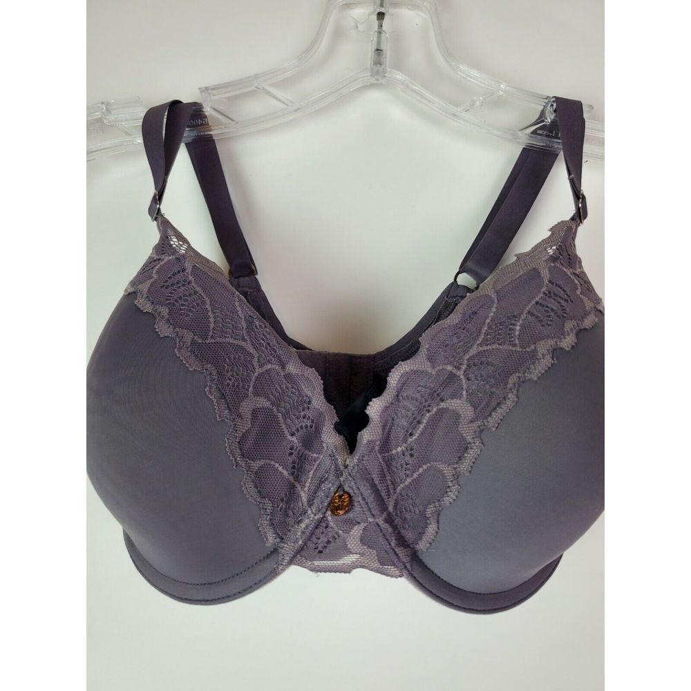 Natori Women's Lace Trim Underwire Bra Lavender Purple Size‎ 32D